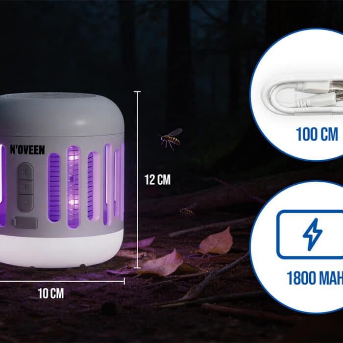 LED uničevalec insektov z Bluetooth zvočnikom IKN863 IPX4