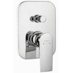 ALGEO SQUARE armatura za tuš vgradna podometna s preklopnikom 2-funkcijska krom