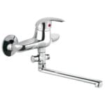 ANCONA armatura za umivalnik / kopalno kad 350 mm krom