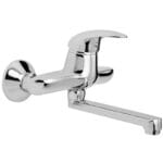 ANCONA armatura za umivalnik stenska krom