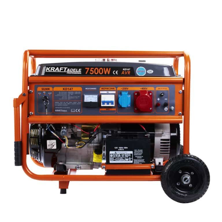 Bencinski agregat Kraft&Dele KD147, 7,5 kW, 230/400 V