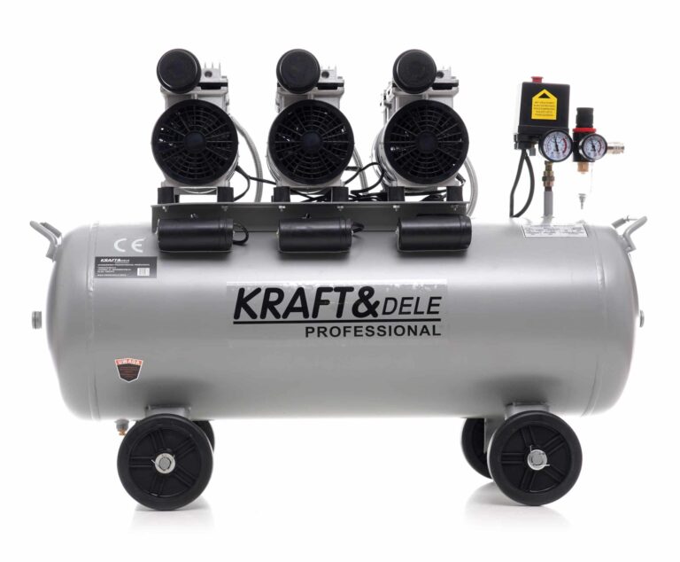 Kraft&Dele brezoljni kompresor 100 l, 3 × 1500 W KD1397