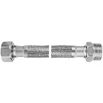 Fleksibilna gibljiva cev jeklena L=30 cm 1/2" Ž-M s tesnilom