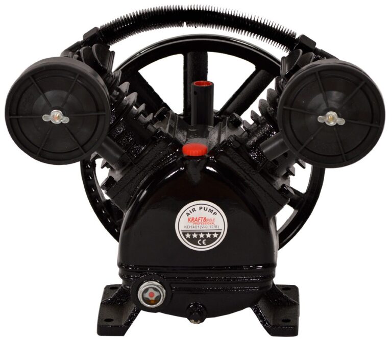 Oljni dvobatni kompresor zraka 480 L/min Kraft&Dele KD1403