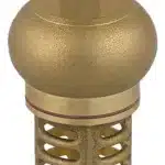 Nepovratni ventil z medeninasto sesalnim filtrom, medeninasta obloga, brez vzmeti 1"