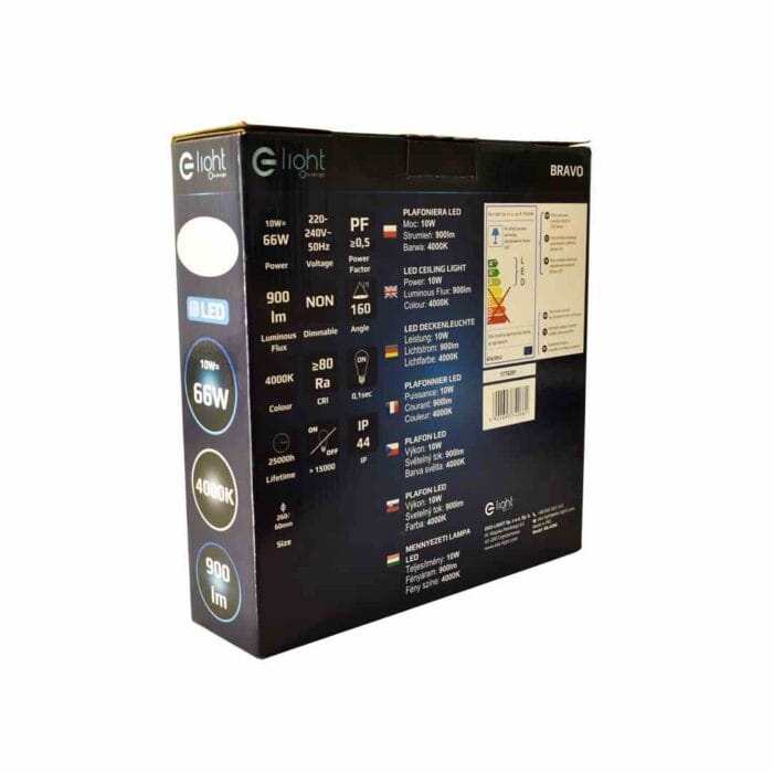 Plafonjera-Bravo-10W-LED-O260-mm-Milagro-2