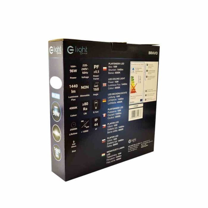Plafonjera-Bravo-16W-LED-O330-mm-Milagro-2