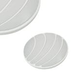 Plafonjera  SHELL WHITE 40W LED Ø480 mm, Milagro
