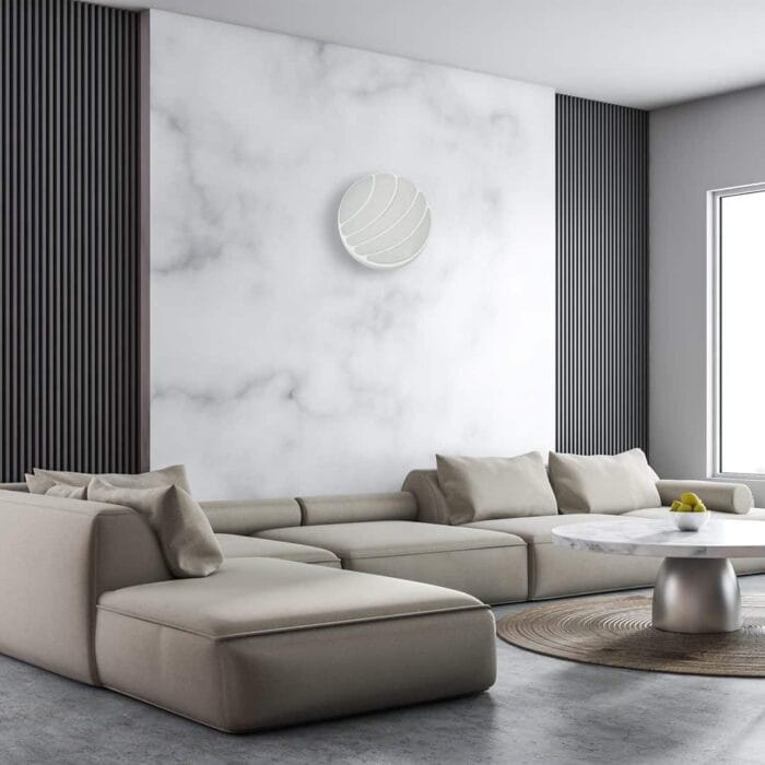 Plafonjera-SHELL-WHITE-40W-LED-O480-mm-Milagro-5