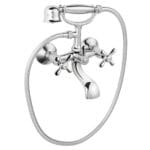 RETRO NEW armatura za kopalno kad dvoročna krom