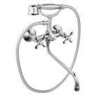 RETRO-armatura-za-umivalnik-kopalno-kad-dolga-dvorocna-komplet-gibljiva-cev-150-cm-prha-drzalo-za-tus-krom