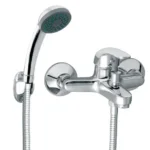 VASTO armatura za kopalno kad komplet (cev, prha, obešalo za prho…) krom