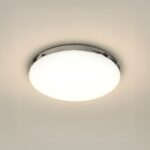 Stropna svetilka MAYA Chrome 10 W LED Ø260