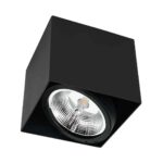 Svetilka za površinsko montažo Plaza 1xGU10 AR111 Black