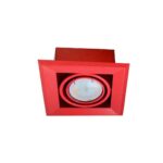 Svetilka za površinsko montažo BLOCCO RED 1x7W GU10 LED