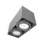 Stropna svetilka BLOCCO siva 2x7W GU10 LED