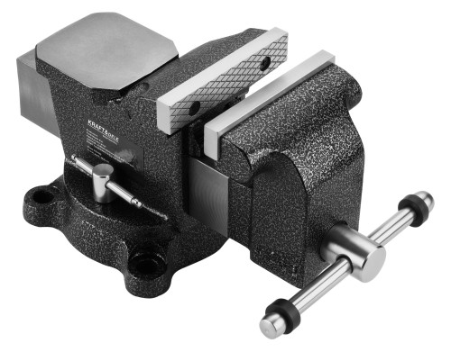 Kraft&Dele KD3680 vrtljivi primež z nakovalom, 100 mm