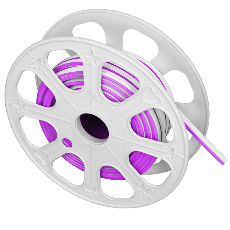 Vijolični LED-neonski trak EKO-FLEX PROFESSIONAL 6/12, 5 m
