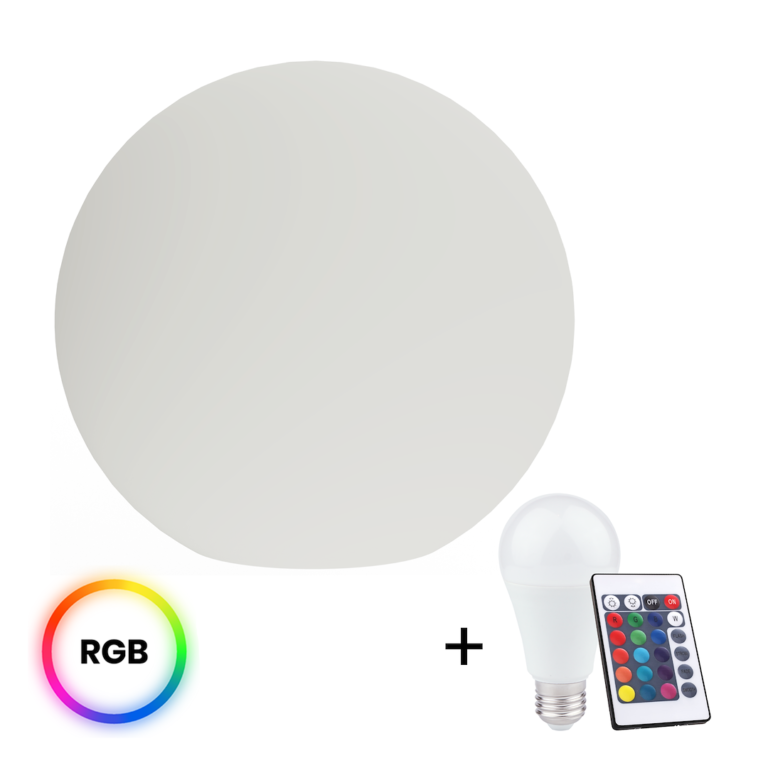 Eko-Light vrtna krogla Globo Fi400 z RGB žarnico in daljinskim upravljalnikom