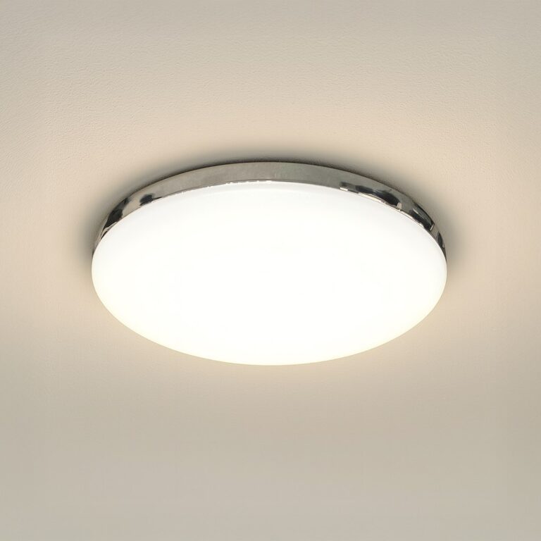 Milagro MAYA CHROME plafonjera 15 W LED IP44 Ø330 mm