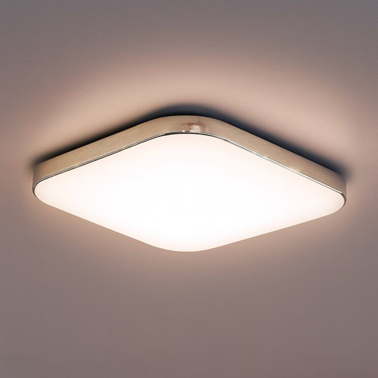 Milagro NEMO CHROME LED plafonjera, 17 W