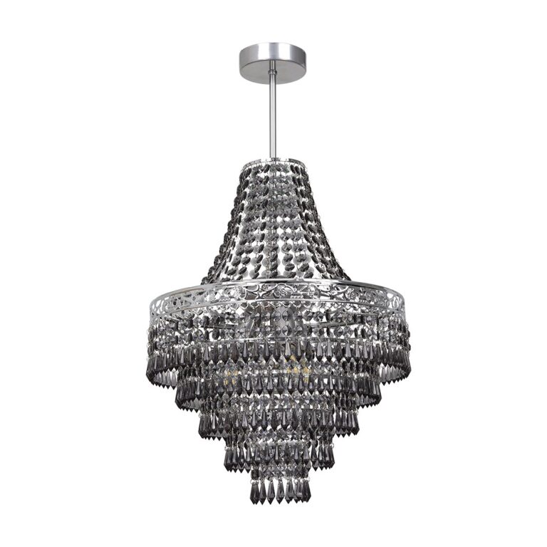 Črni lestenec CORAL 3xE14