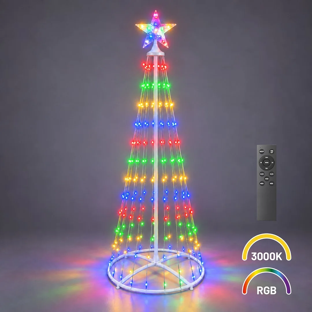 LED novoletno drevesce