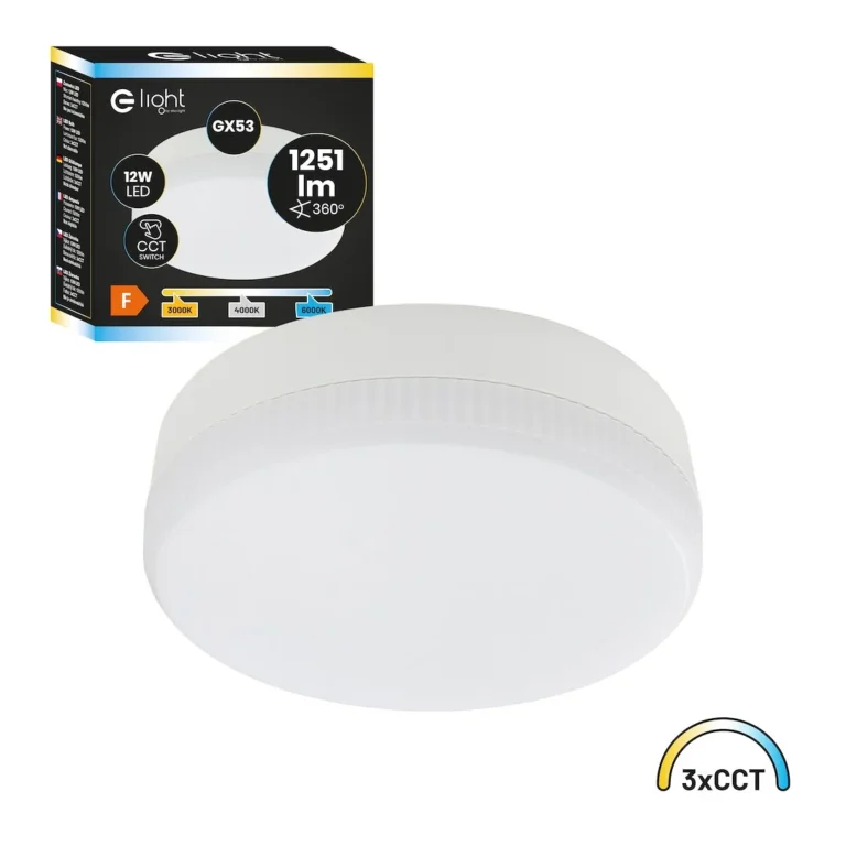 Eko-Light LED žarnica GX53 12 W 1251 lm 3CCT