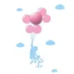 Otroška stenska LED svetilka z baloni Milagro BALLOONS 142