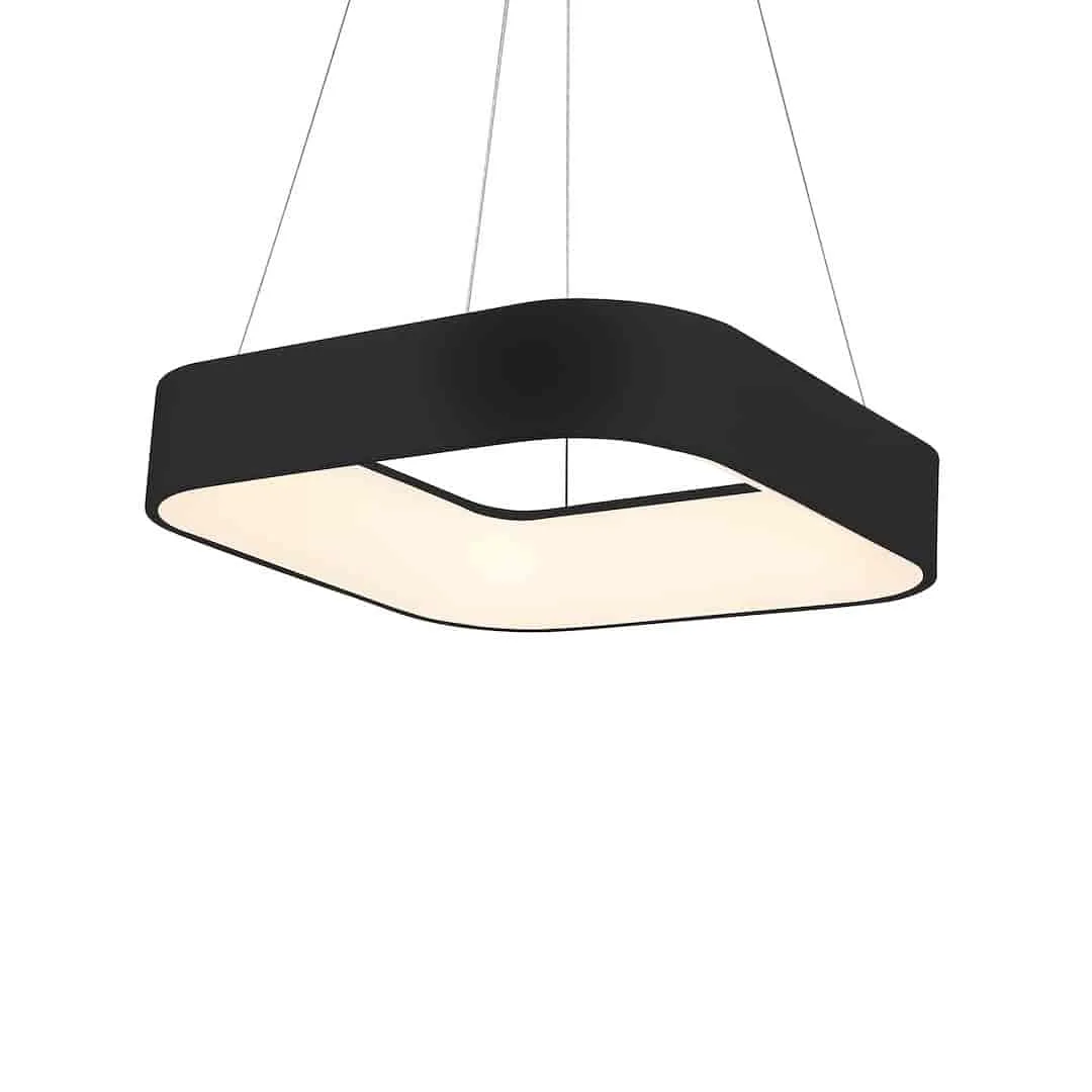 črna LED viseča svetilka