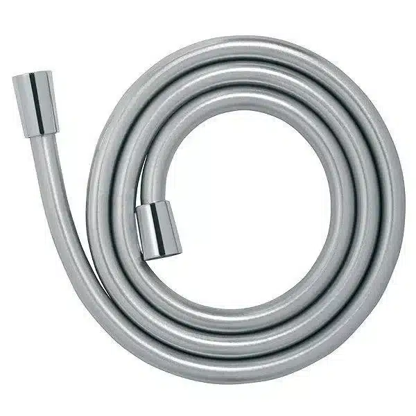 Ferro PVC tuš cev, 150 cm, srebrna mat