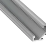 Aluminijasti kotni profil tip C za LED trakove, 45°, z mlečnim difuzorjem Eko-Light EKPR0101
