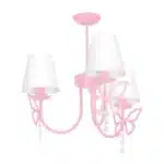 Milagro lestenec CHARLOTTE PINK, roza, 3 x E14