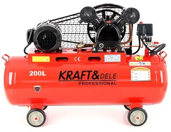 Oljni kompresor 200 l Kraft&Dele KD407, 400 V