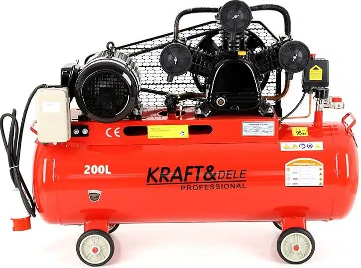 Oljni kompresor Kraft&Dele KD408, 200 l, 4,8 kW, 400 V