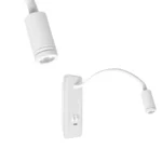 Bela LED nočna svetilka z USB Milagro BASE ML6349, 8 W + 2 W