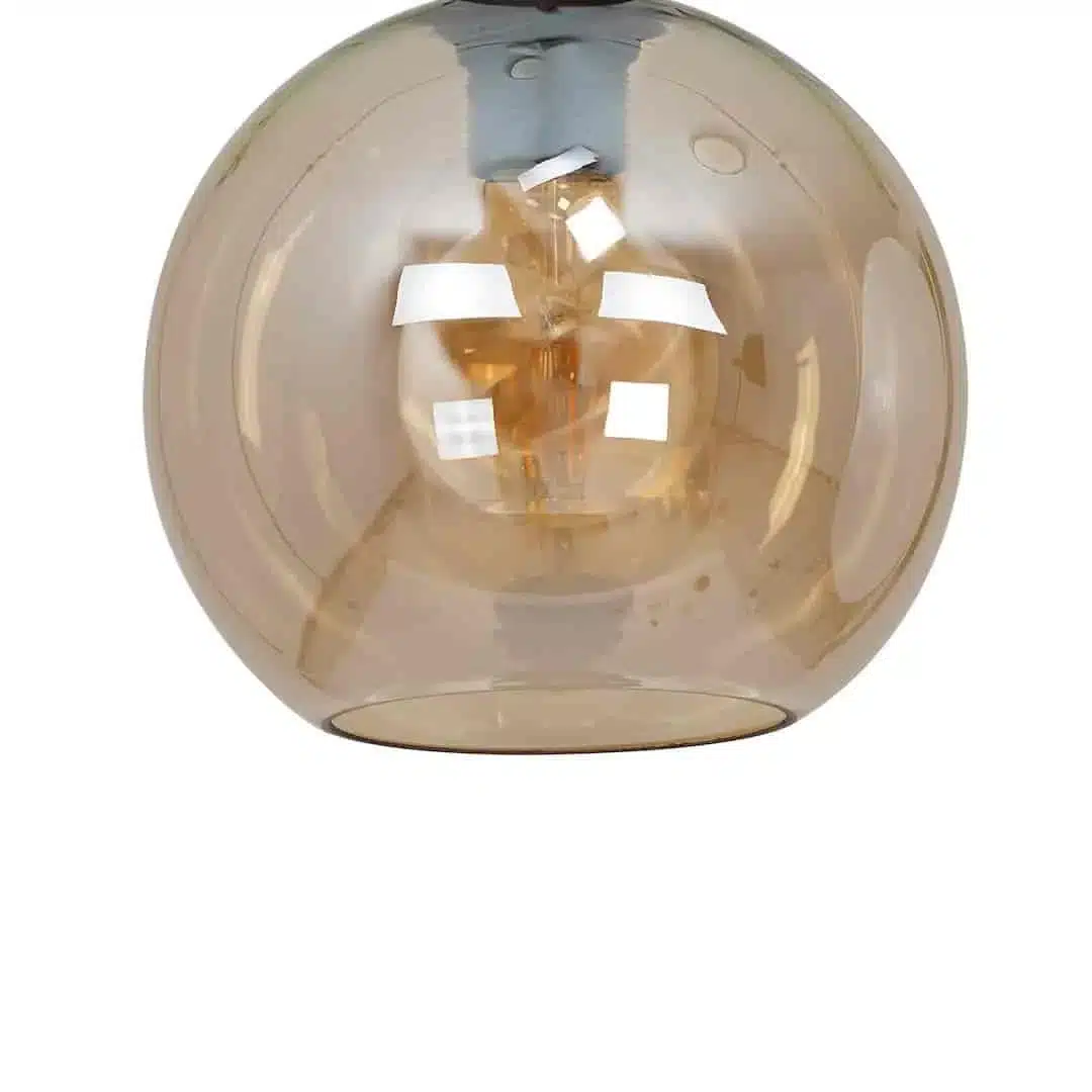 črna stropna svetilka E27