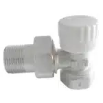 Ferro kotni termostatski ventil z regulacijo 1/2"