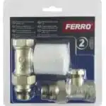 Ravni termostatski komplet 1/2" Ferro