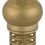 Ferro nepovratni ventil z medeninastim sesalnim filtrom, medeninasto oblogo, brez vzmeti, 1"