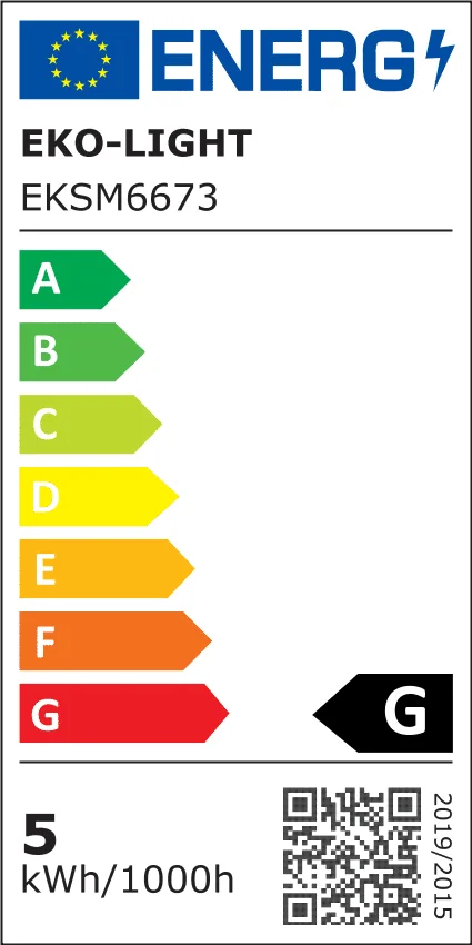 LED žarnica Wi‑Fi GU10 RGB+CCT 5 W Eko-Light EKSM6673