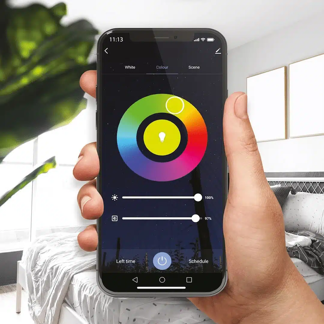 LED žarnica Wi‑Fi GU10 RGB+CCT 5 W Eko-Light EKSM6673