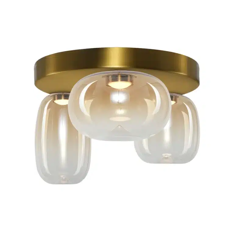 Stropna svetilka Milagro VASO AMBER 12W