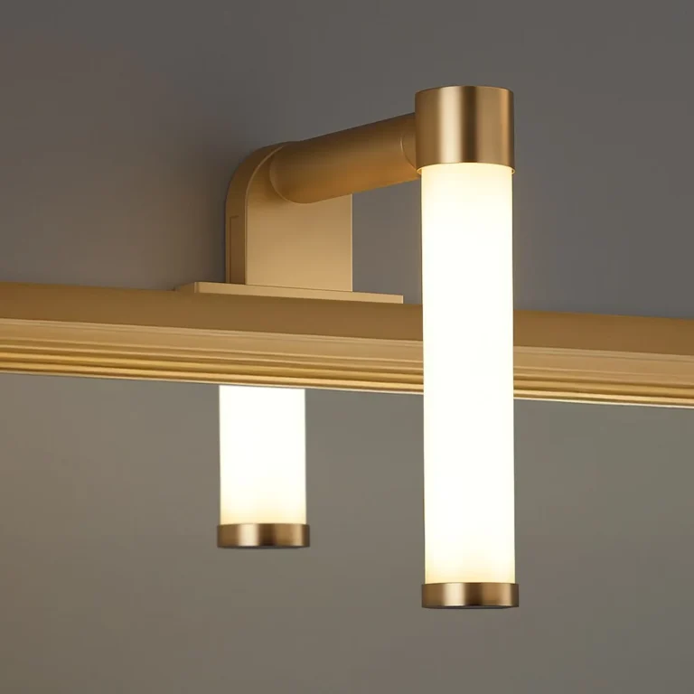 Kopalniška stenska svetilka Milagro APA MINI, zlata, 4 W LED