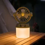 Eko-Light Vent solarna svetilka z ventilatorjem, 6 W, 3000 K + 6500 K