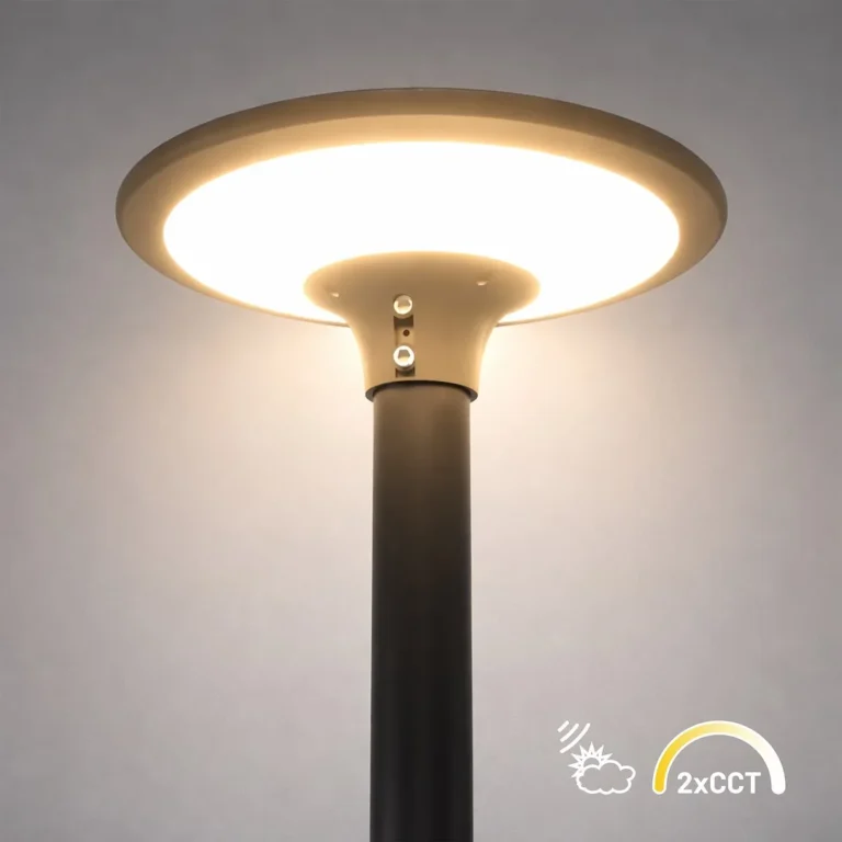 Eko-Light Patio solarna vrtna svetilka, 20 W, 2100 lm, 3000/4000 K, 40 cm