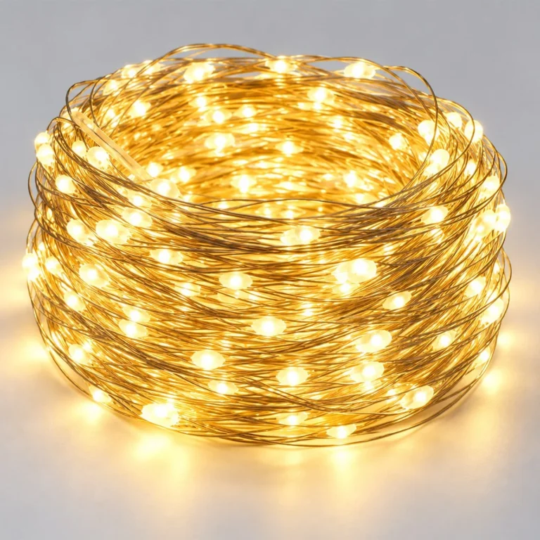 Eko-Light dekorativne LED lučke na žici, 200 LED, 20 m, 2700 K, USB-A