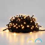 Eko-Light novoletne lučke 200 LED, 10 m, 2000 K + 6000 K, FLASH, IP44