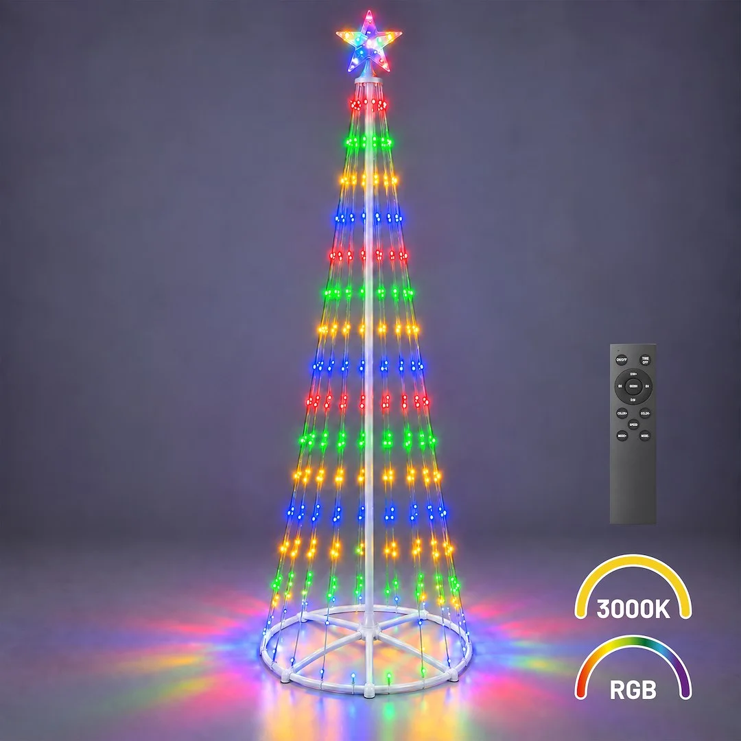 LED svetlobno božično drevo
