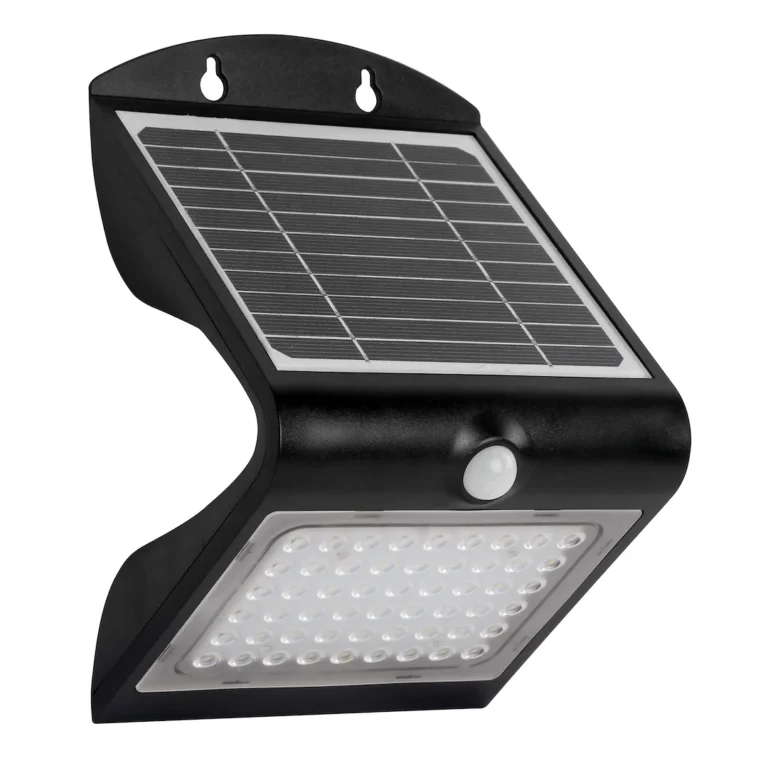 Eko-Light Butterfly solarna stenska svetilka 3,2 W, črna